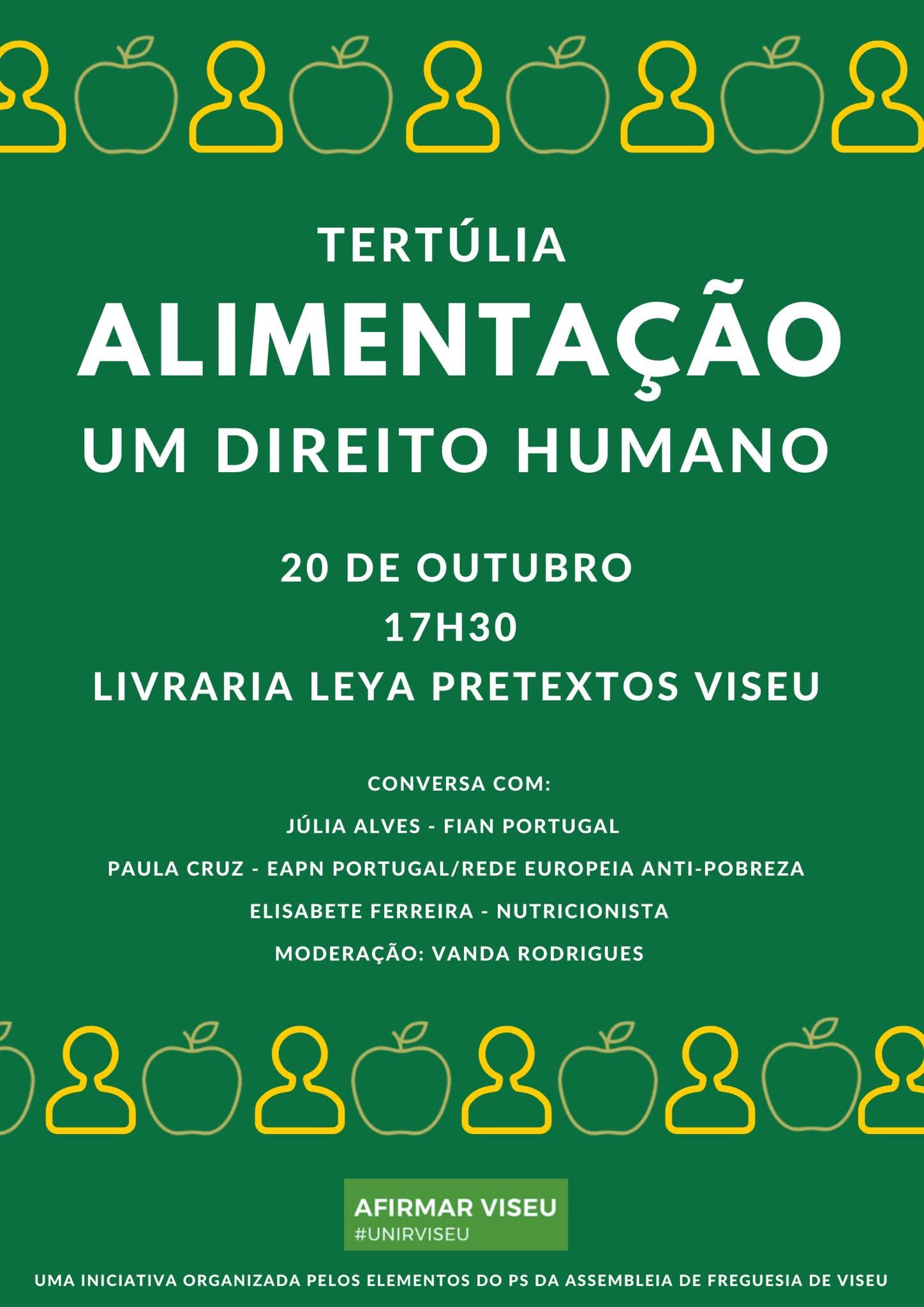 Tertúlia “Alimentação, um direito humano” 